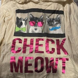 Girls long sleeve hooded t-shirt. Size 16. By Mudd. CHECK MEOWT
